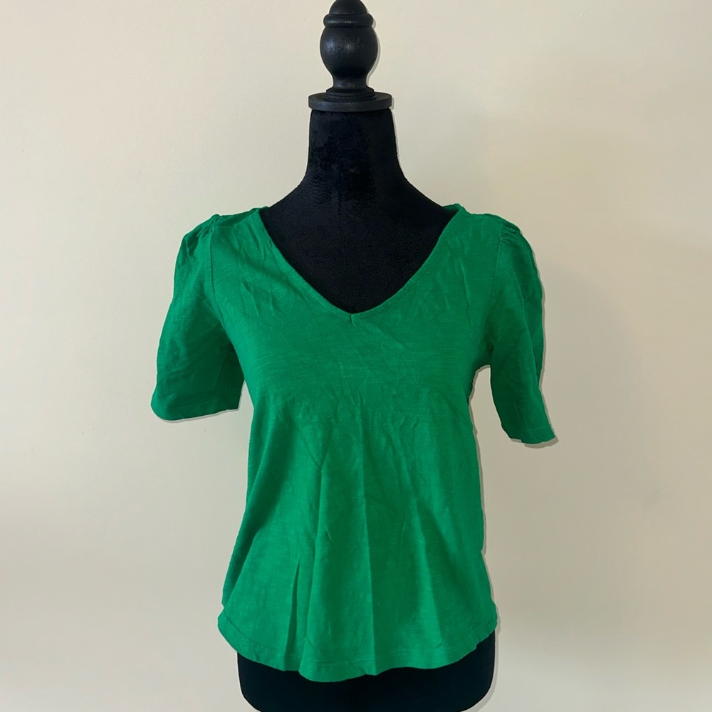 Meadow Rue by Anthropologie Green Blouse